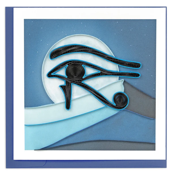 Eye of Horus Quilled Card