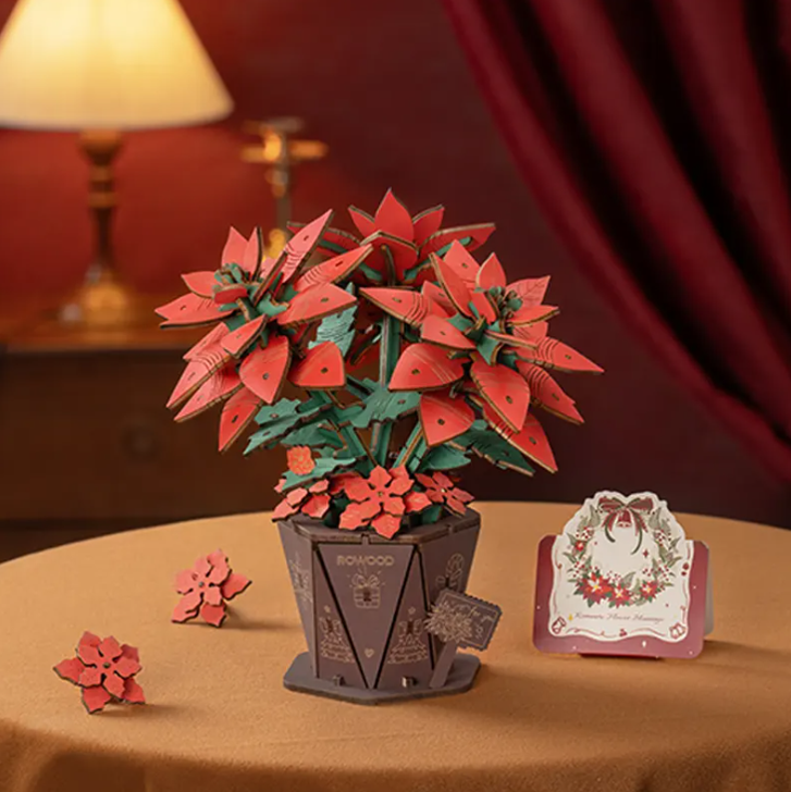 Pointsettia Building Kit