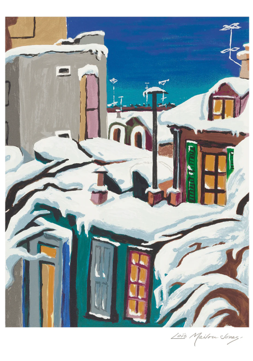 Lois Maillou Jones City in Winter Holiday Cards