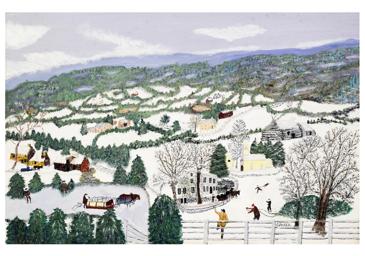 Grandma Moses Holiday Cards