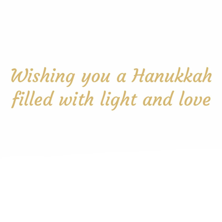 Menorah and Doves Hanukkah Cards