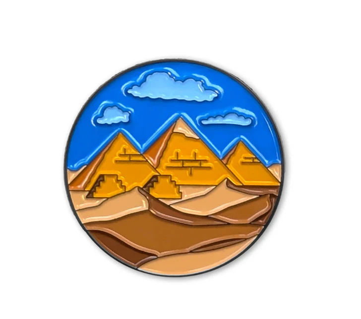 Pyramids Enamel Pin