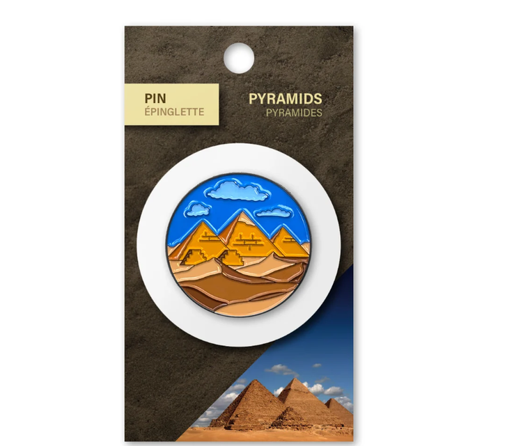 Pyramids Enamel Pin