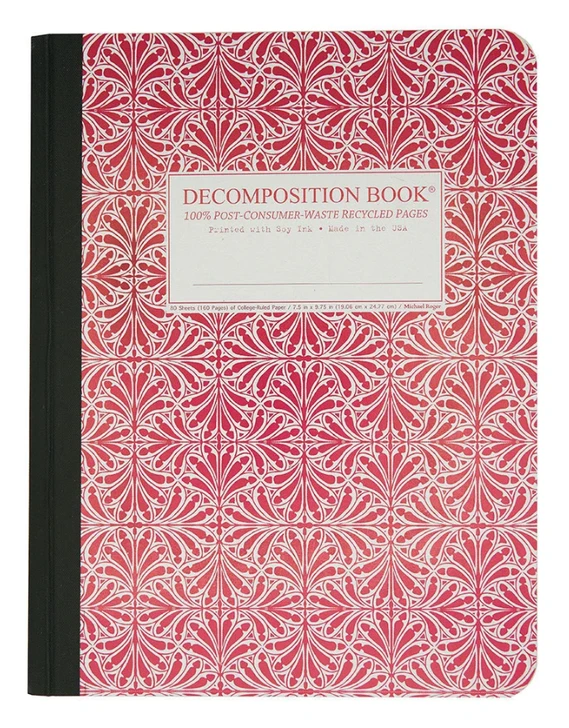 Red Tile Notebook