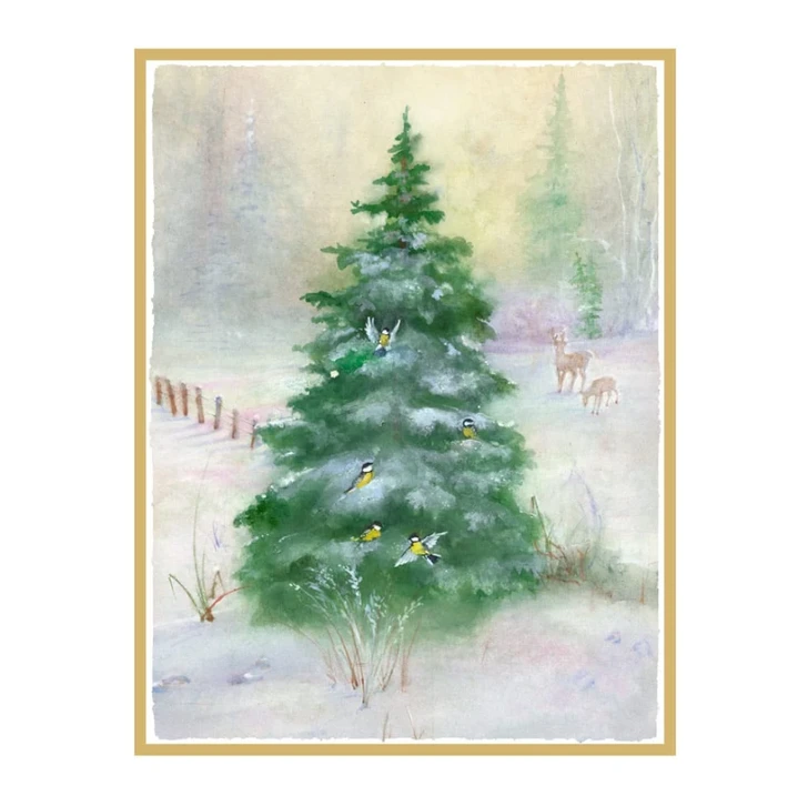 Wild Birch Tree Holiday Cards