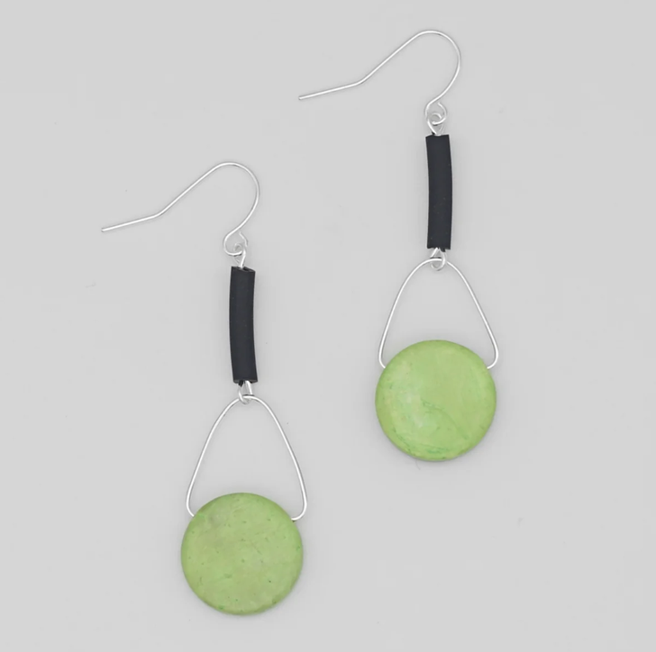 Lime Carly Earrings