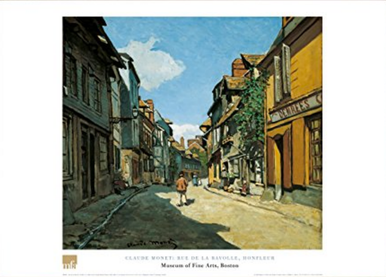Claude Monet, Rue de la Bavole, Honfleur Poster