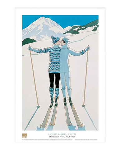 George Barbier, L'Hiver Poster