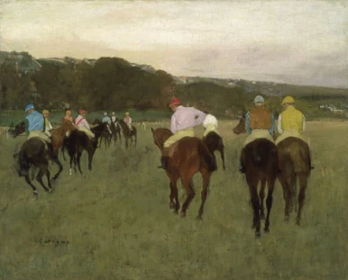 Degas Racehorses at Longchamp
