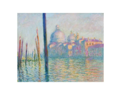 Claude Monet, Grand Canal,  Venice Matted Print
