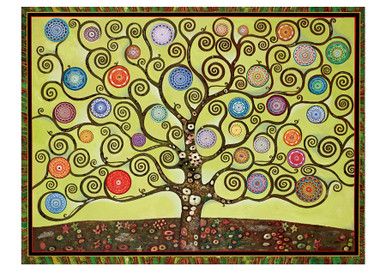 Mandala Trees Notecard Box