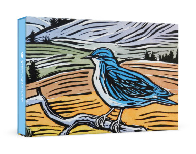 Hashimoto Mountain Bluebird Box Notecards