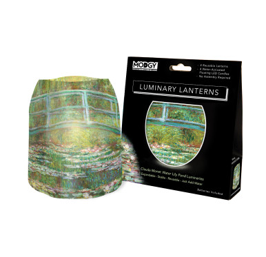 Monet Water Lily Pond Luminary