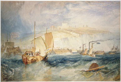 Turner Dover Castle from the Sea  11x14 Matt