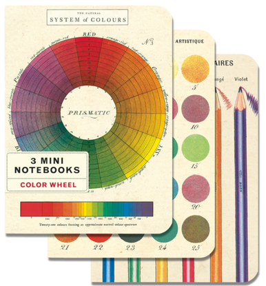 Color Wheel Mini Notebooks set 3