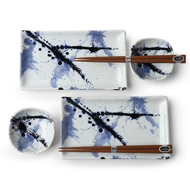 Blue Sumi Sushi Set