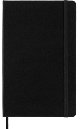 Moleskine Large Hardcover Black Ruled
