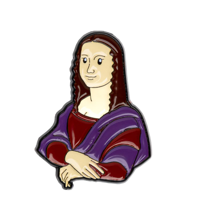 Mona Lisa Enamel Pin