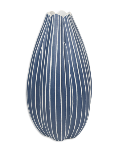 Champa L Blue Vase