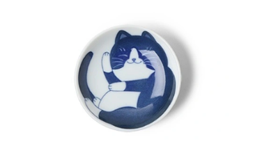 Blue Cats Sauce Dish