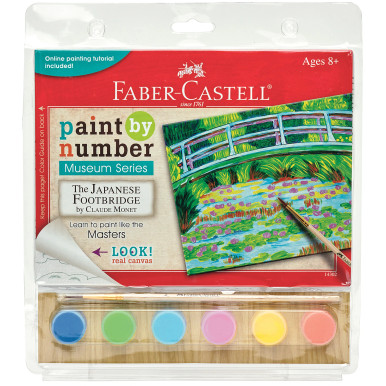 Japanese Footbridge Paint by Numbers