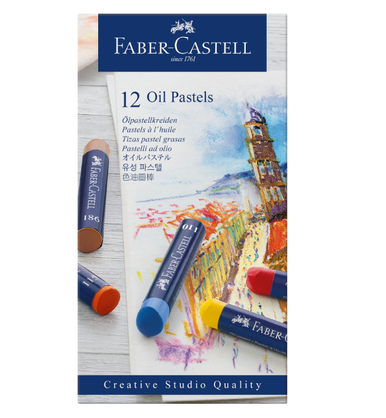 Oil Pastels - 12 Count