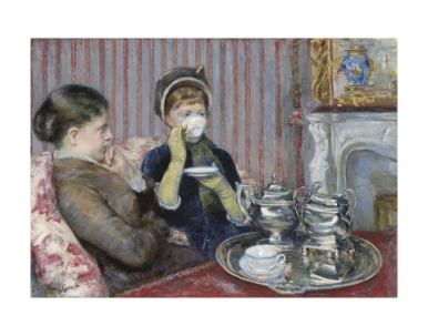 Cassatt The Tea 11x14" Matted