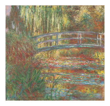 Monet Water Lily Pond 11x14 Matted Print