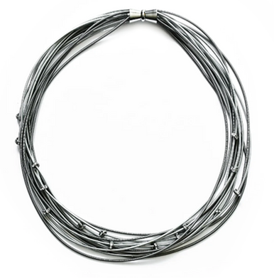 Silver with Crystal Necklace