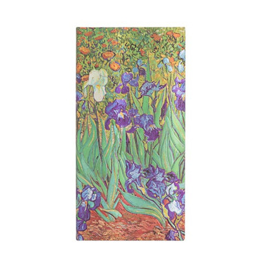 Van Gogh Irises Slim Lined Journal