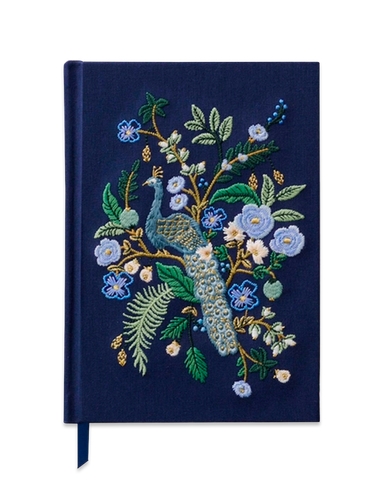 Peacock Embroidered Journal