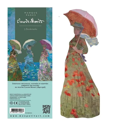Monet Woman With Parasol Bookmarks