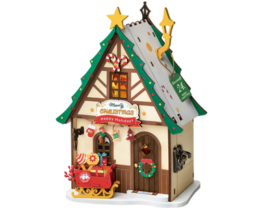 Twinkling Christmas House