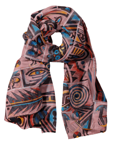 Lois Mailou Jones Glyphs Scarf