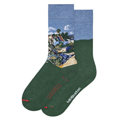 Van Gogh Houses at Auvers Men's Socks