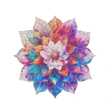 Mystic Mandala Flower 200 Piece Puzzle