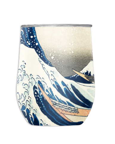 Hokusai Great Wave Stemless Wine Tumbler