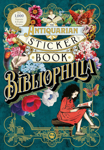 Antiquarian Sticker Book Bibliophilia