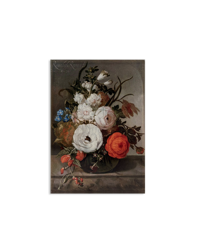 Ruysch Still Life of Flowers in a Glass Vase Acrylic Magnet