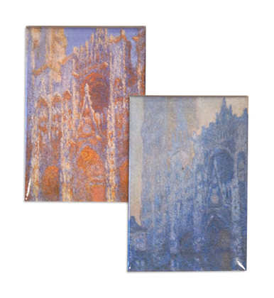 Monet Rouen Cathedral Magnets Set of 2