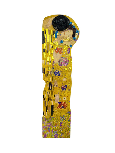 Klimt Kiss Quilled Bookmark