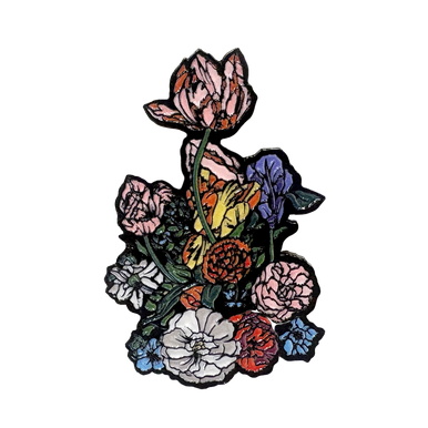 Still Life with Flowers Enamel Pin