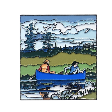 The Blue Boat Enamel Pin