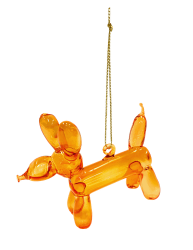 Balloon Dog Ornament Orange