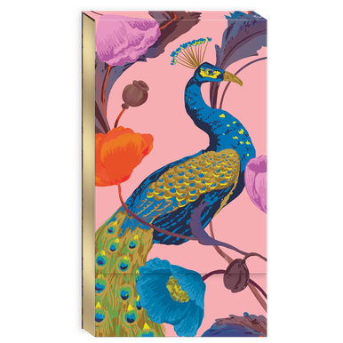 Peacock Foldover Notepad