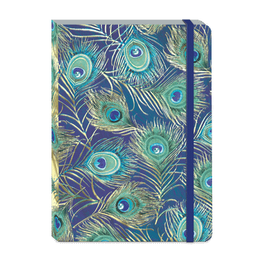Peacock Feather Soft Journal
