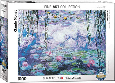 Claude Monet, Waterlilies IV Puzzle - 1000 Pieces