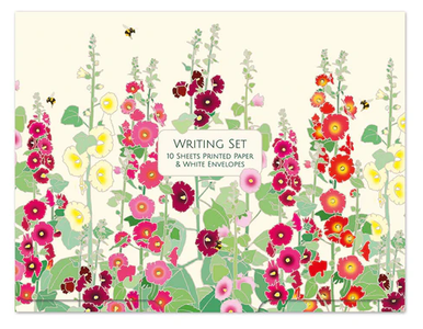 Writing Set Hollyhocks