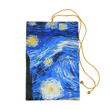 Van Gogh's Starry Night Inspired Jewelry Roll