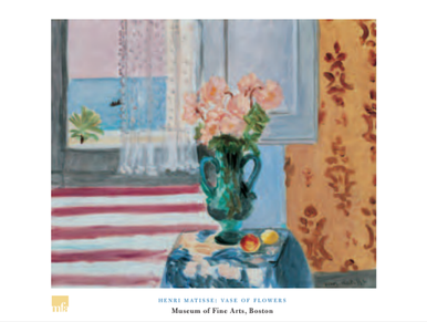 Matisse Vase of Flowers Poster